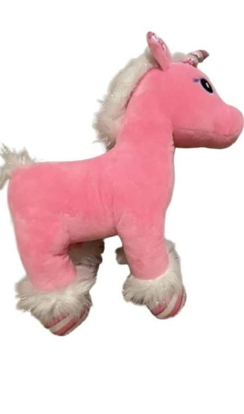 Build A Bear Sparkles Unicorn Pink & White Plush Stuffed Toy Animal 16" Retired